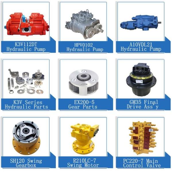 Excavator Spare Parts Digger Hydraulic Travel Motor Inner Repair Kits SK320 Cylinder Block