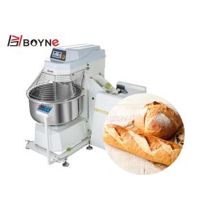 Bakery Kitchen Dough Kneading Machine Automatic Tipping With Cylinder Tank