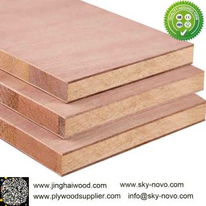 Cheap Sapele,Red oak/veneer faced Blockboard wholesale