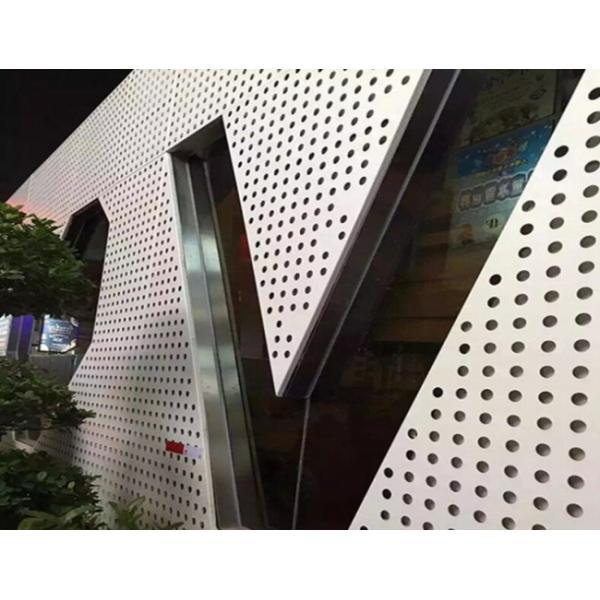 2.5mm Perforated Aluminium Cladding Panels