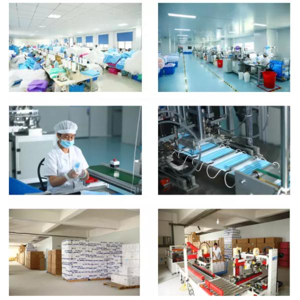 Visitor Isolation Ppe Aami Level2 Protective Hospital Gowns Disposable Gown with Elastic Cuff