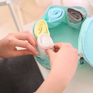 Round Design Undergarment Travel Bag / Travel Lingerie Organiser Lightweight