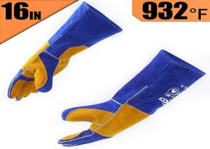 Cheap OEM / ODM Heat Resistant Work Gloves , Heat Resistant Welding Gloves wholesale