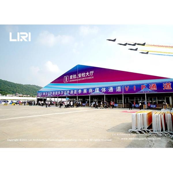 15m 20m 30m 40m 50m Outdoor Event Tents For Aerospace Trade Expo
