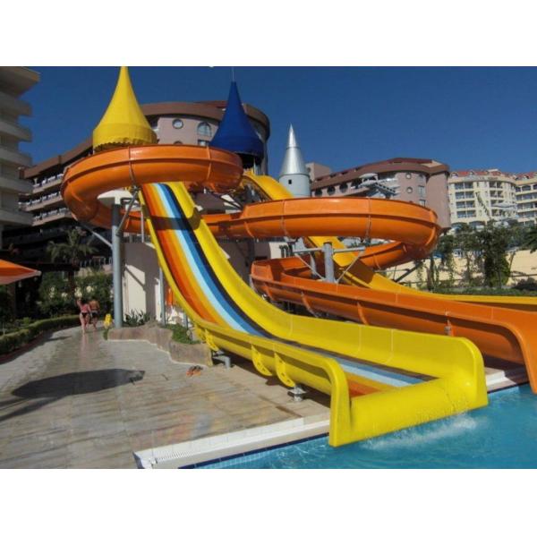 OEM Outdoor Multi Fiberglass Slide Set for Water Amusement Park Playground