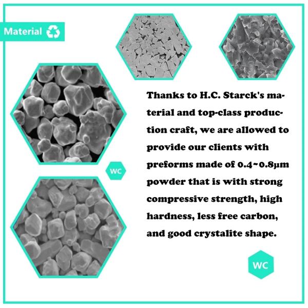 Unground Solid Tungsten Carbide Rod Iso Certificate Different Diameter And Length