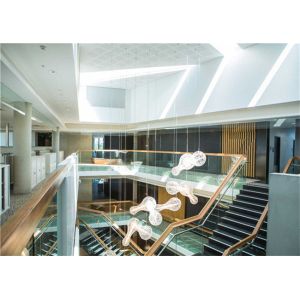 Standoff Frameless Glass Deck Railing Systems , Frameless Glass Balcony Railing