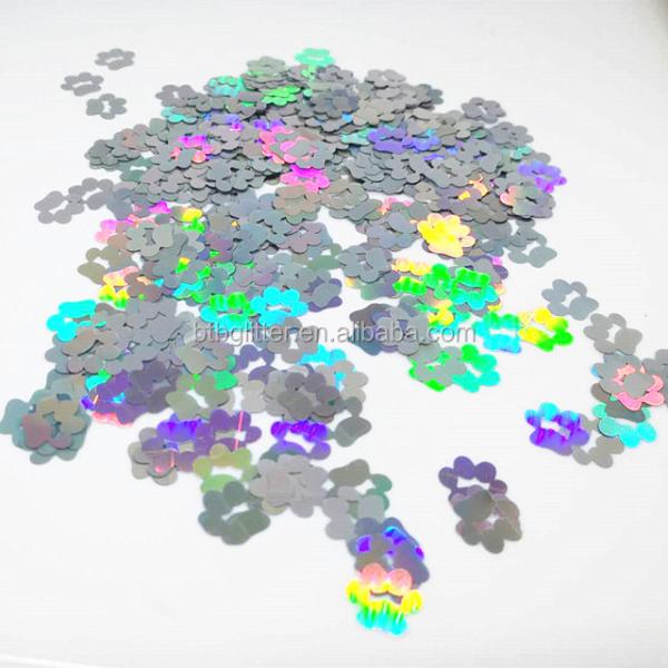 OEM/ODM Yes. We Provide Holographic Glitter Dog Paw Shape with Bliing Bliing Glitter Sequins 10mm