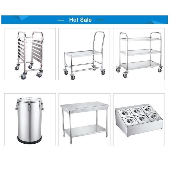 RK Bakeware China Foodservice NSF Kitchen Food Tray Trolley Cart Stainless Steel Trolley for Restaurant