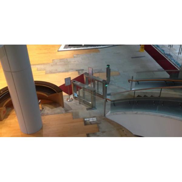 Biometric Wing Swing Arm Turnstile Hitech Core Access Control 1.5mm Frame 1