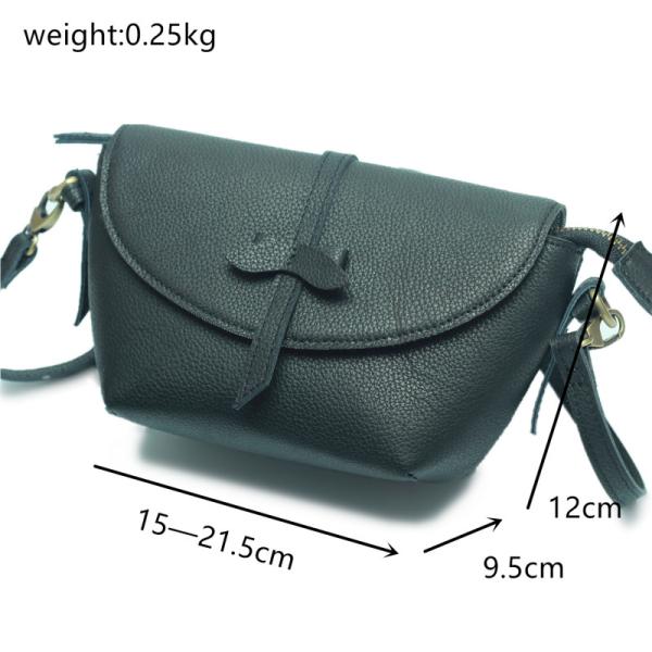 Women'S Small Sling Shoulder Dumpling Leather Bag Purse Handbags