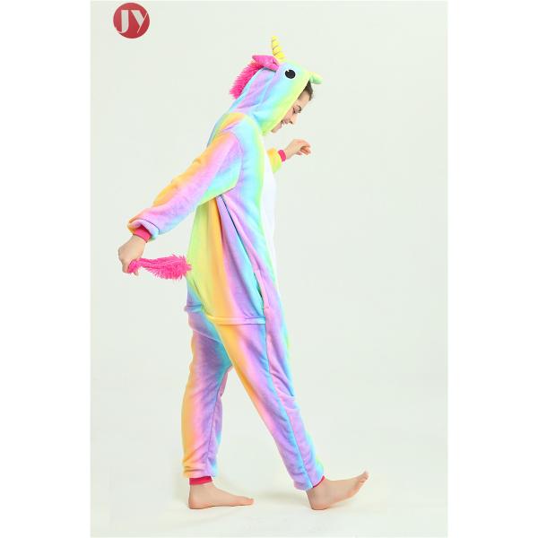 Wholesale Women Pajamas Animal Onesie Rainbow Unicorn Sleepwear