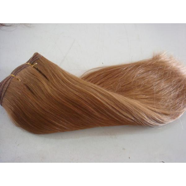 Customized Straight Human Hair Weave Weft Blonde Human Hair Extensions