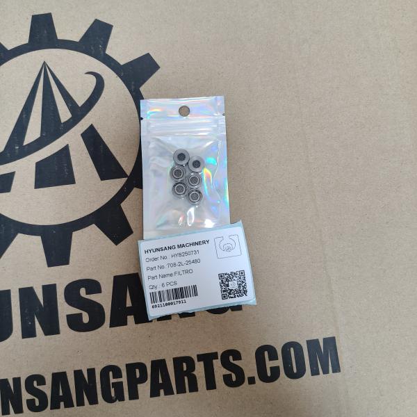 Excavator Filter 708-2L-25480 For PC130, PC220, PC300, PC350, PC400
