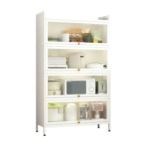 Cheap Living Room Metal Kitchen Pantry Cupboards Storage Cabinet Modern wholesale