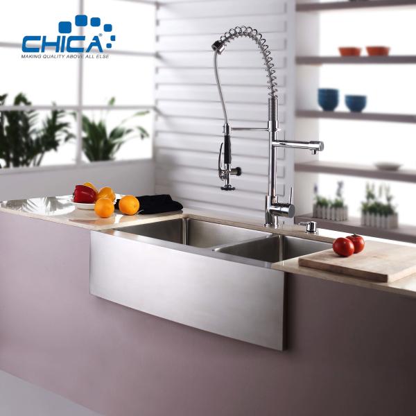 Single Bowl Apron Front Stainless Steel Kitchen Sinks Undermount Rectangular Kitchen Sink