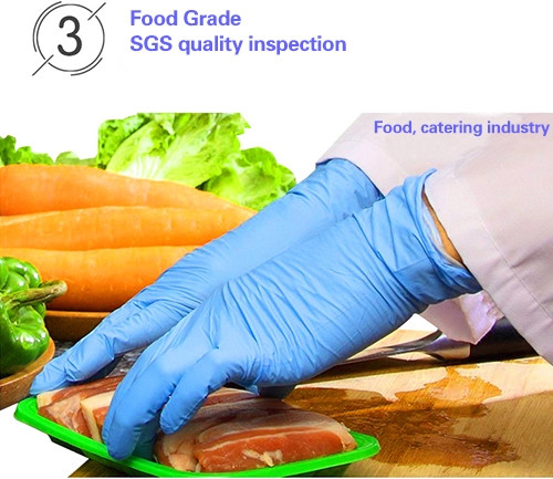 Household Nitrile XL 4.0g Disposable Protective Gloves