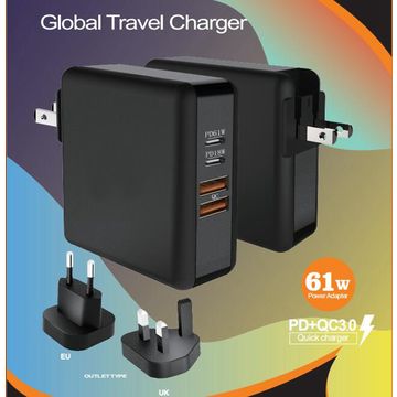 4 In 1 AC Adapter Wall Cellphone IPad Multi Port USB Chargers