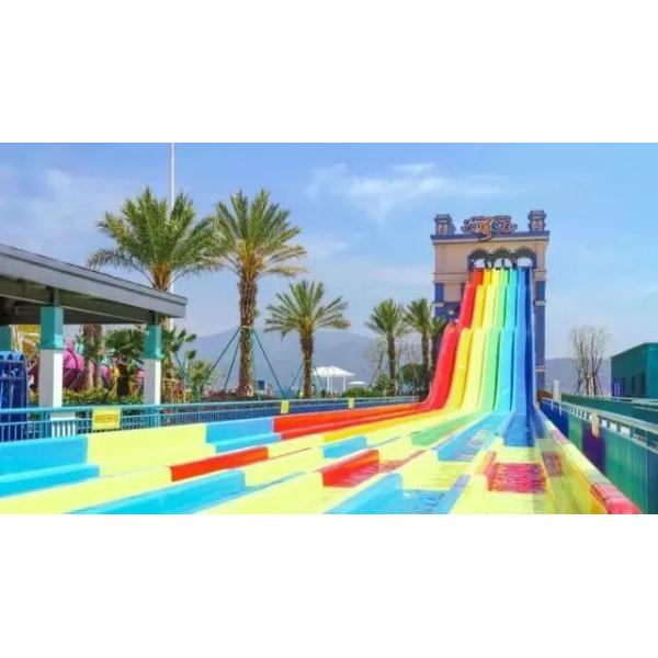 Super Boomerang Water Slide Playground / Fiberglass Water Slide Water Park Project