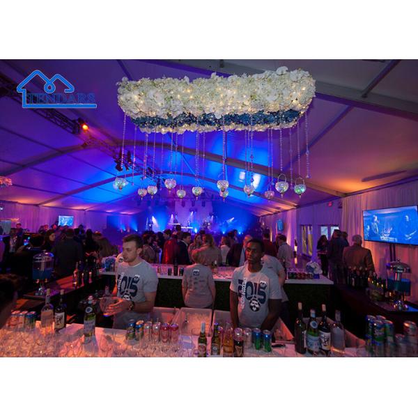 Large Wedding Aluminium Arcum Tents White Waterproof With Glass Wall Marquee Heavy Duty For Sale