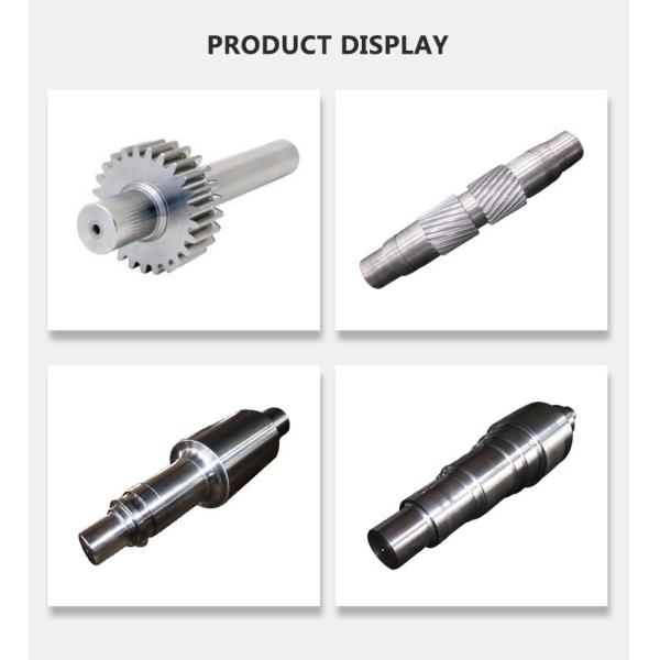 Forging Aisi1045 Ck45 S45c Spline Pinion Shaft Forged Steel Shaft