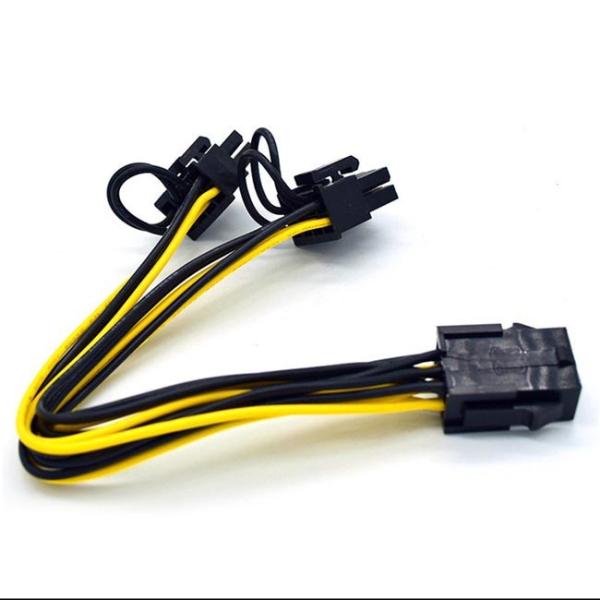 Dual 8Pin Adapter 30cm Power Supply Extension Cable For Computer Graphics Card