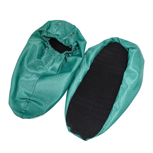 Cleanroom Green PVC Soft Sole ESD Workshop Factory Antistatic Anti-slip Shoe Cover