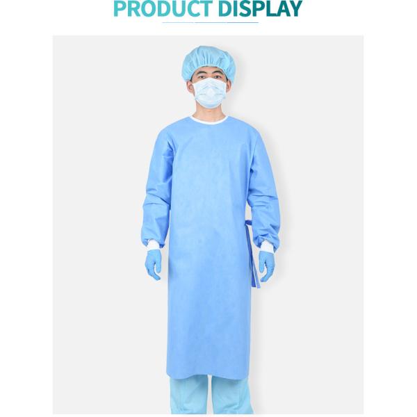 ISO13485 Safety Protection Smms Sterile Surgical Gown For Medical