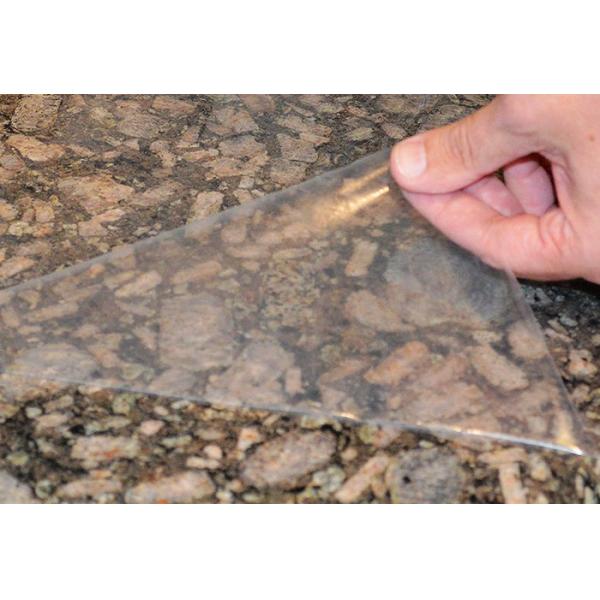 Dust Proof Marble Surface Protection Film Roll Transparent And Blue Color