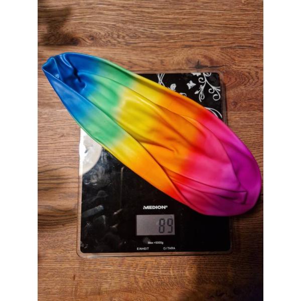 Toy Market 10" Neon Rainbow Ball with Keyring Customized LOGO