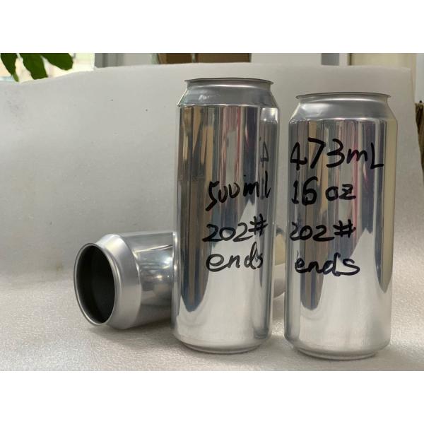 BPA Ni Coating 120 Degree Brite 12oz 16oz Aluminum Beer Cans