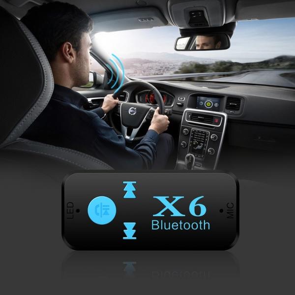 Multi-functions 4.0 Bluetooth Music Receivers Wireless Car Kit 3.5mm Audio Receiver Mic Handsfree Call TF Card Reader