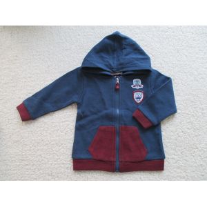 China Zipper Cute Baby Boy Jackets Hooded Quilted Hooded Jacket on sale