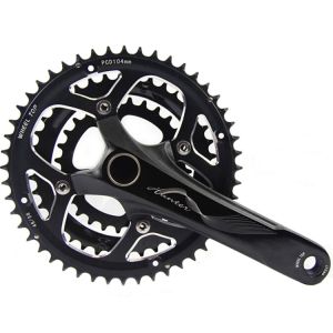 China CNC Aluminum Bicycle Crankset Lightweight Hinge Gear Set on sale