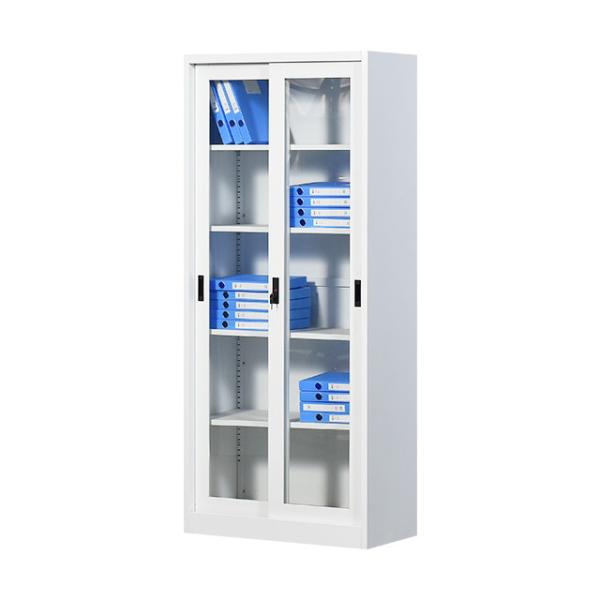 New Design Sliding Glass Doors Steel File Cabinet Storage Cupboard