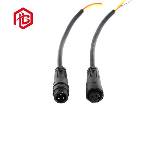 Black Male Female 3 PIN Quick Connect Waterproof Wire Connectors