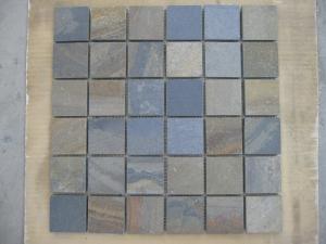 Cheap Stone Mosaic , Mosaic , Mosaic Tiles, Slate Mosaic Tiles ,Chinese Mosaic ,Slate Mosaic ZXM22 wholesale