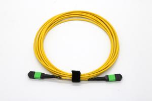 China MPO Male To MPO Female Fiber Optic Patch Cables Single Mode OM3 12/ 24 Core on sale