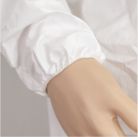 PP Protective Medical Coverall , Disposable Hooded Coverall For Laboratory