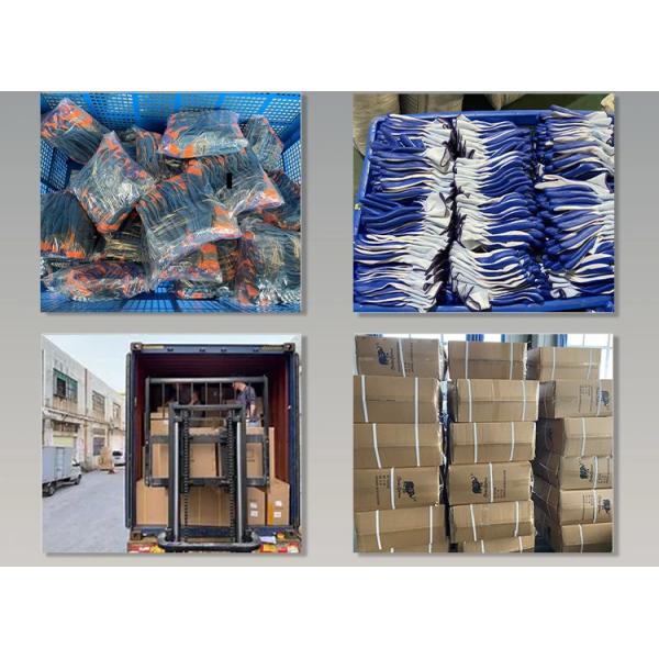 Factory Price Wholesale Waterproof Wear Resistant Red Polyester Shell Nitrile Coated Hand Glove Safety