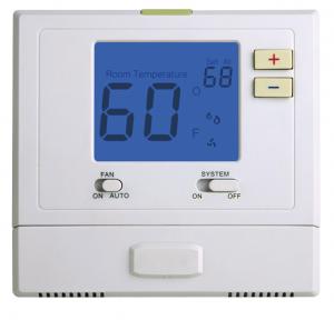 Cheap Single Stage Heat Pump Thermostat Heat Only 24V With Blue Backlight wholesale