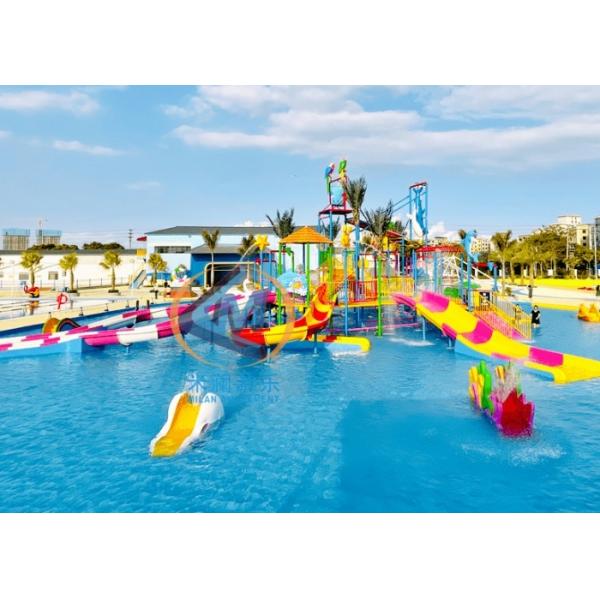 Candy Theme Outdoor Water Playground Kids Family For Public Use