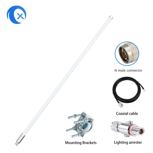 8dBi 868MHz Helium Antenna , Fiberglass Bobcat Helium Miner Antenna