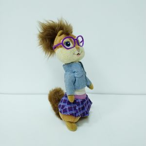 ISO9001 Fashion Dressed Squirrel Soft Toy Custom Logo