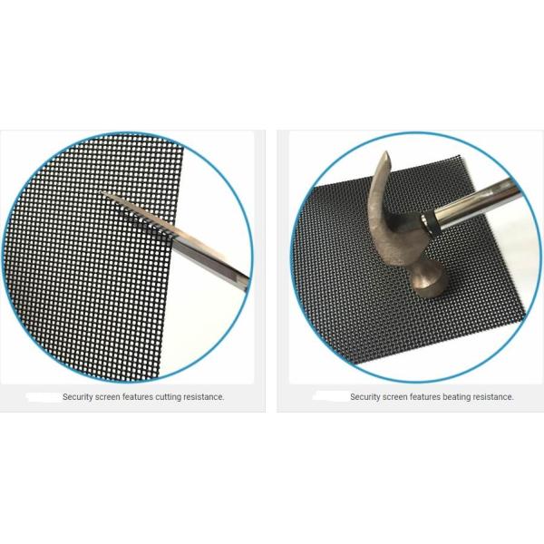 High Strength Stainless Steel 304 Security Screen Mesh 11mesh 0.027"