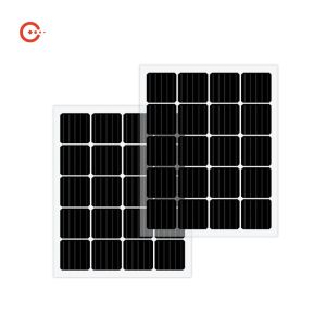 China CE BIPV Monocrystalline PV Module Transparent Glass Monocrystalline Solar Panels on sale