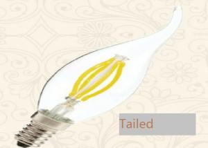 Cheap Nostalgic Tailed Candle Decorative LED Bulbs With ARC Filament D35*118mm wholesale