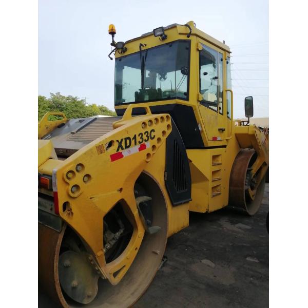 XCMG Double Drum Road Roller Compactor CD133C 13T For Road Construction