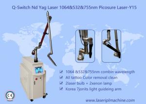 Cheap Q Switch ND YAG spot removal pigment removal picosecond laser tattoo removal  532/ 755/1064nm wholesale