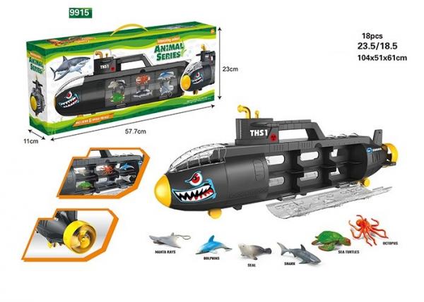 Quality 22 " Submarine Ocean Animal Dinosaur Toys For Toddlers Age 3 PAHS HR4040 CD ASTM for sale